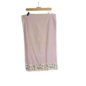 Vintage Light Purple Floral Edge/Trim 19"x32" Pillowcase